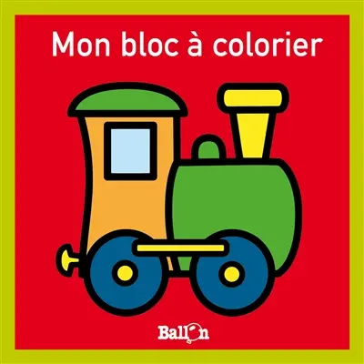 Train : mon bloc à colorier
