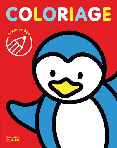 Coloriage premier âge : pingouin