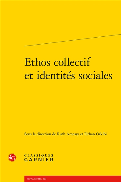 Ethos collectif et identités sociales
