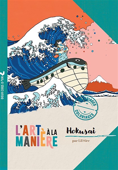 L'art à la manière : Coloriages Hokusai