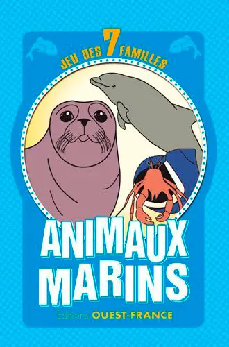 Animaux marins : jeu des 7 familles