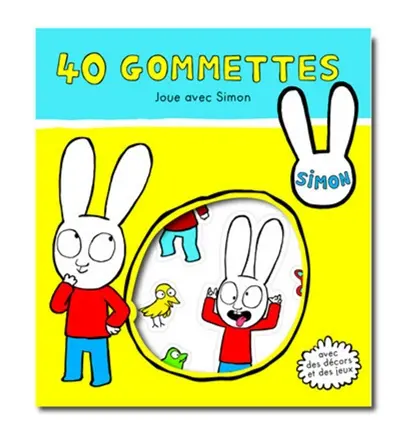 Joue avec Simon : 40 gommettes