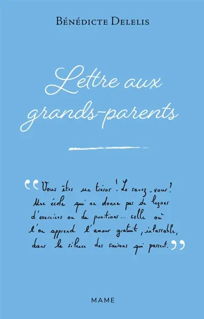 Lettre aux grands-parents
