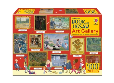 art gallery : book and jigsaw