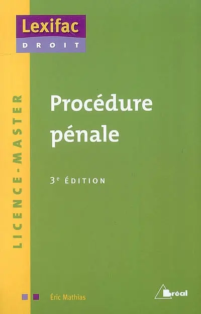 Procédure pénale : licence, master