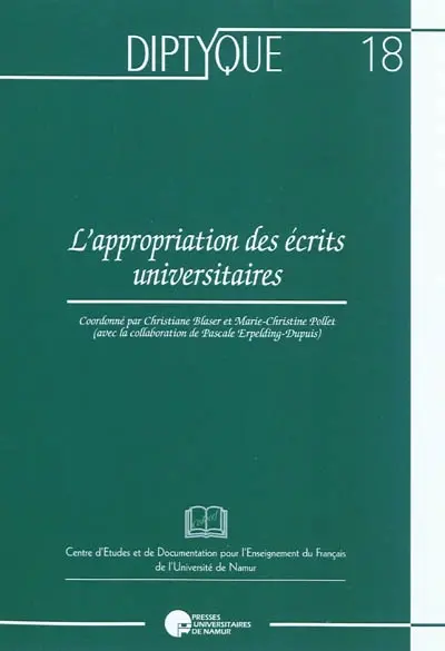 L'appropriation des écrits universitaires
