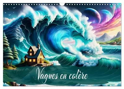 Vagues en colère (Calendrier mural 2026 DIN A3 vertical), CALVENDO calendrier mensuel : Danse des vagues de l'océan, force inspirante de la nature.