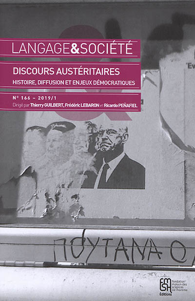 Langage et société, n° 166. Discours austéritaires : histoire, diffusion et enjeux démocratiques