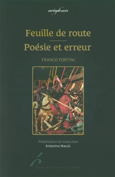 Feuille de route. Poésie et erreur