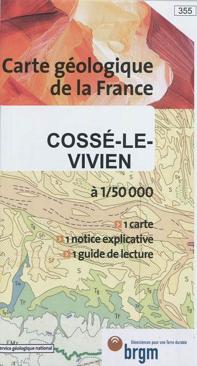 Cossé-le-Vivien : carte géologique de la France