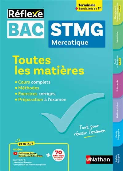 Bac STMG mercatique, terminale + spécialités de 1re : toutes les matières