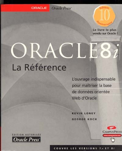 Oracle 8i : référence