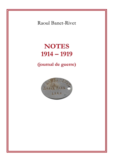 Notes 1914-1919 : journal...
