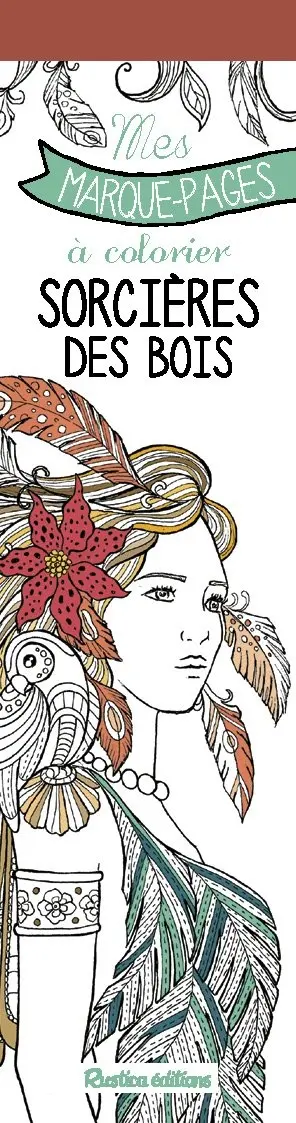 Sorcières des bois : mes marque-pages à colorier