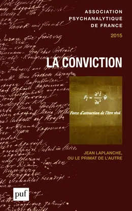 Annuel de l'APF, n° 2015. La conviction