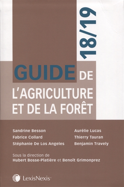 Guide de l'agriculture et de la forêt : 18-19