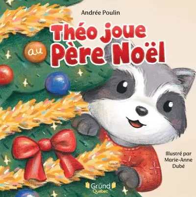 Théo joue au père Noël