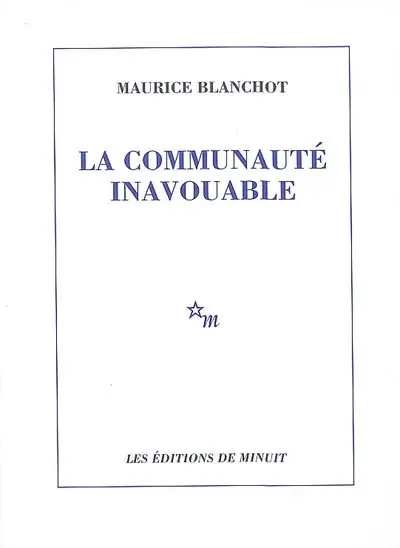 La communauté inavouable