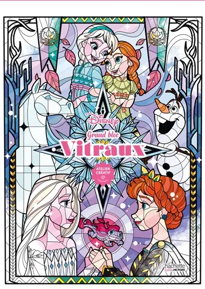 Grand bloc Disney : Vitraux