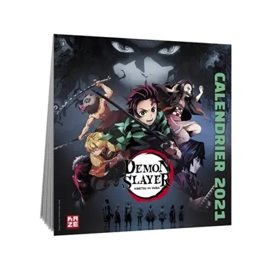 Demon slayer : Kimetsu no yaiba : calendrier 2021
