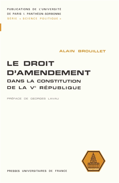 Le Droit d'amendement dans la constitution de la 5e République