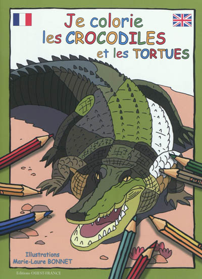 Je colorie les crocodiles et les tortues
