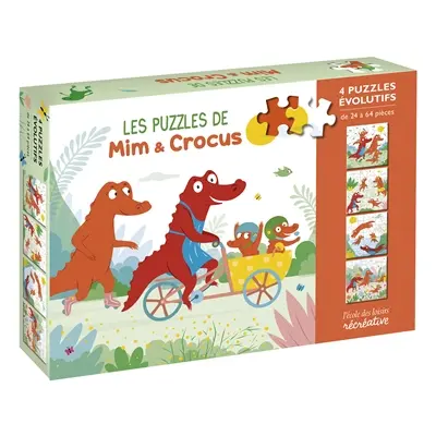 Mim et Crocus : 4 puzzles évolutifs Mim et Crocus : 4 puzzles évolutifs