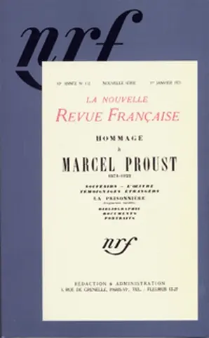 Hommage à Marcel Proust