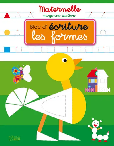 Les formes : bloc d'écriture maternelle moyenne section