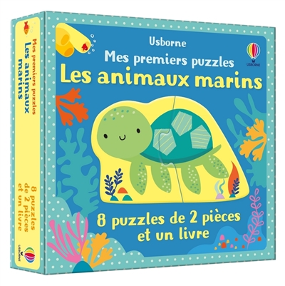 Les animaux marins : mes premiers puzzles