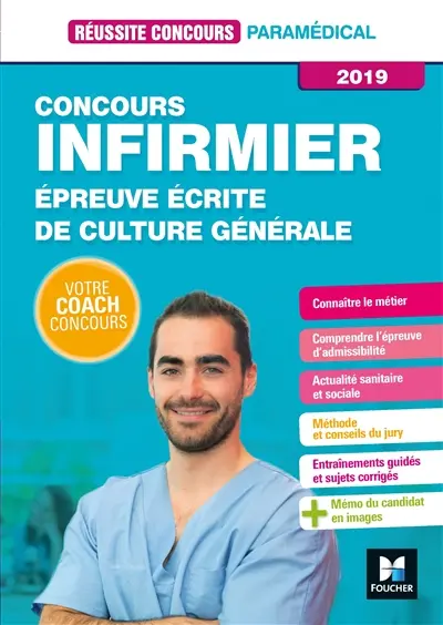 Concours infirmier 2019 : épreuve écrite de culture générale