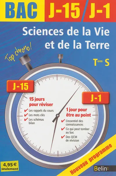 Sciences de la vie et de la Terre terminale S : nouveau programme