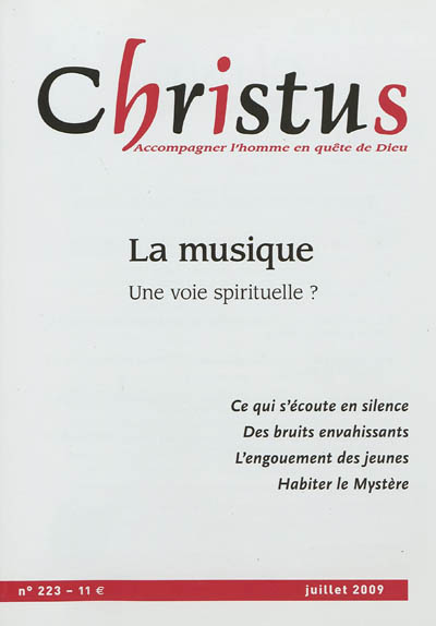 Christus, n° 223. La musique : une voie spirituelle ?