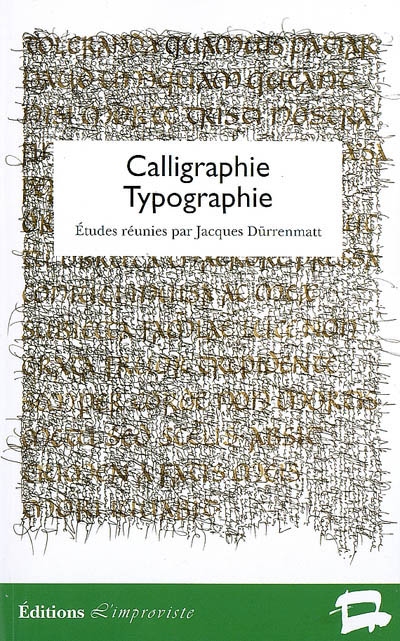 Calligraphie, typographie