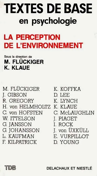 La Perception de l'environnement