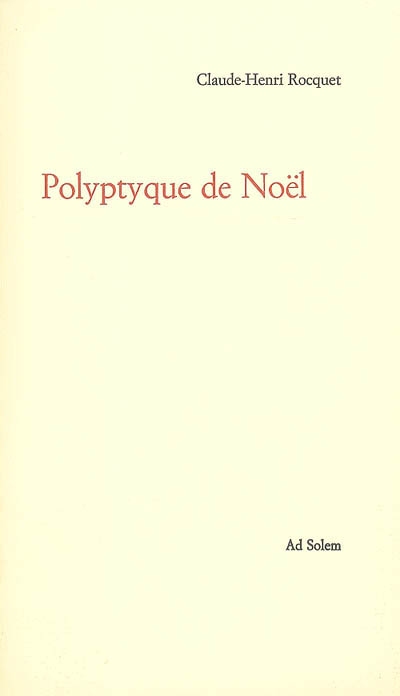 polyptyque de noël