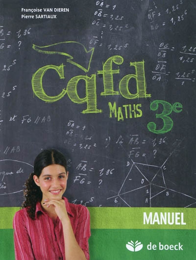 CQFD maths 3e : manuel