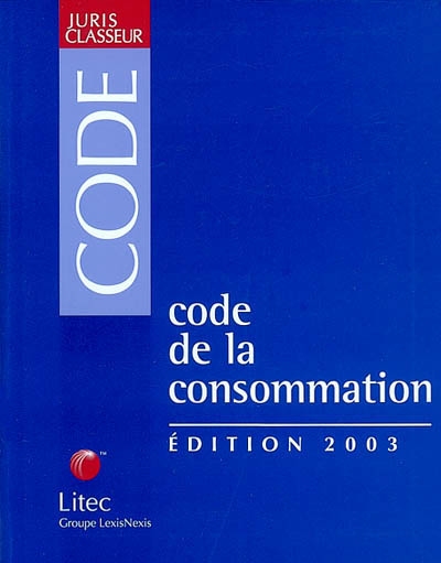 Code de la consommation 2003