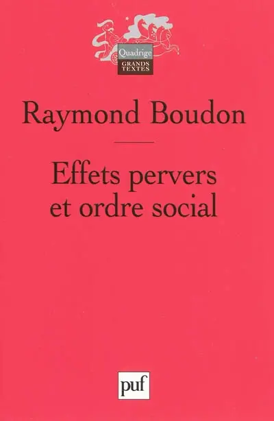Effets pervers et ordre social