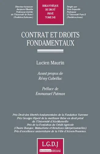 Contrat et droits fondamentaux
