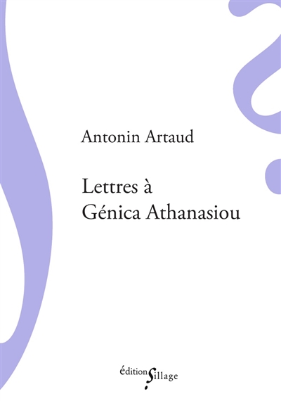 Lettres à Génica Athanasiou : 1921-1940
