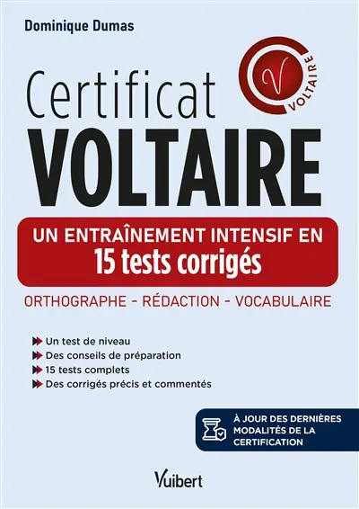 Certificat Voltaire : 20 tests corrigés