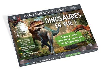 dinosaures en vue ! : escape game spécial famille !