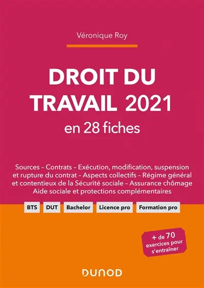 Droit du travail 2021 : en 28 fiches