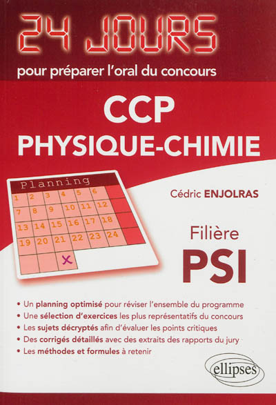 CCP, physique-chimie : filière PSI