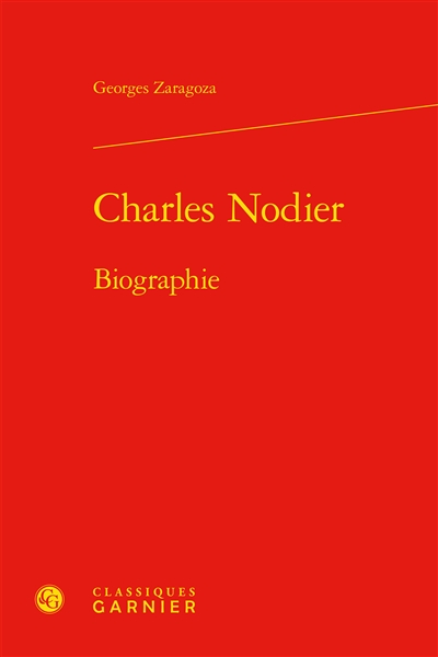 Charles Nodier : biographie