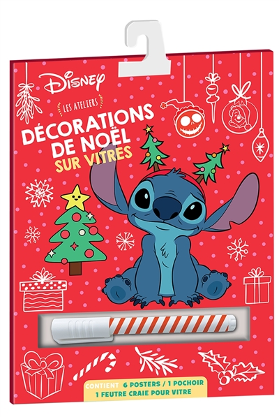 Décorations de Noël sur vitres