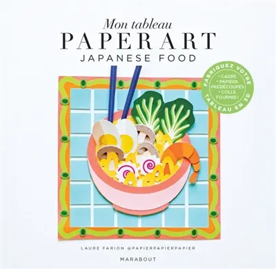 Mon tableau paper art Japanese food