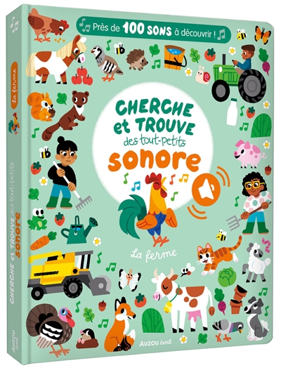 La ferme : cherche et trouve des tout-petits sonore