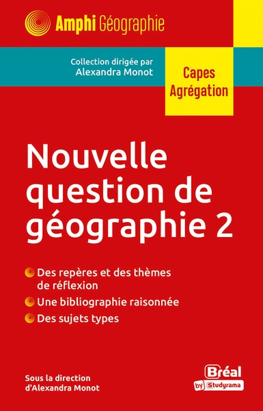Nouvelle question de géographie 2 (TP) : Capes, agrégation